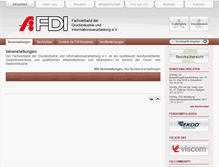 Tablet Screenshot of fdi-ev.de